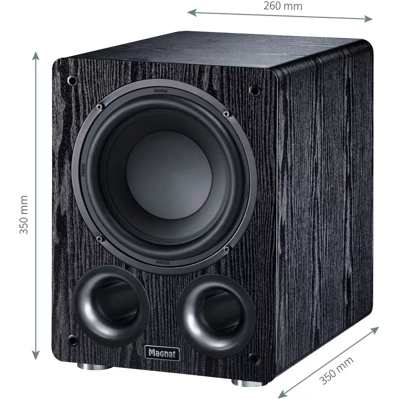 Magnat Alpha RS8 aktívny subwoofer 80 W čierny