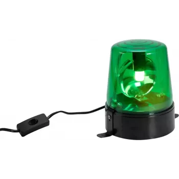 LED policajné svetlo EUROLITE DE-1 zelené model 50603031 – jednofarebný zelený výstražný signál