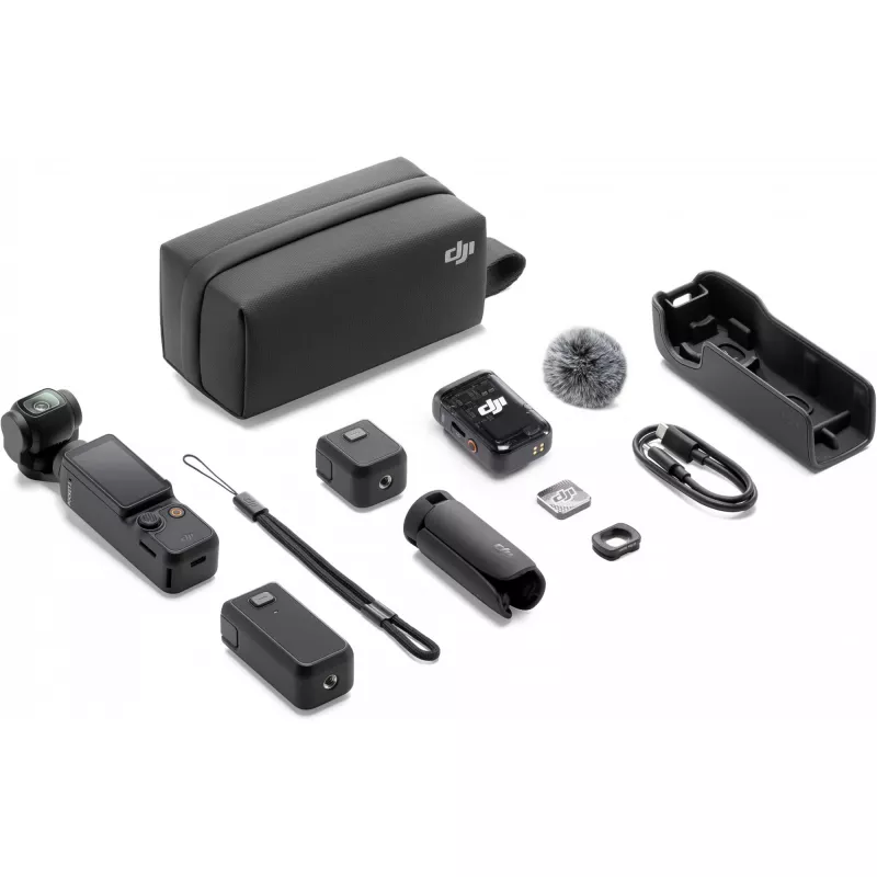 DJI Osmo Pocket 3 Creator Combo – 1 CMOS gimbalová kamera, 4K/120fps, 2 OLED dotykový displej