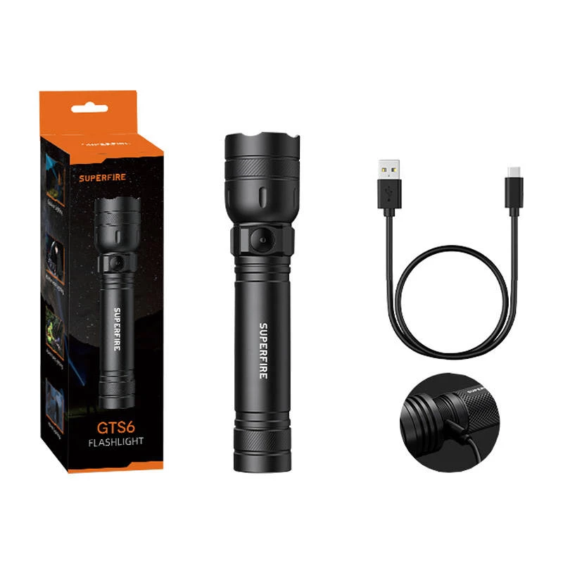 Baterka Superfire GTS6 360lm USB-C 7W praktická prenosná