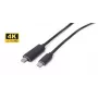Microconnect USB3.1CMDP2 USB grafický adaptér 3840 x 2160 pixelov čierny