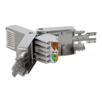 Konektor kábla DeLOCK 86477 RJ-45 sivý