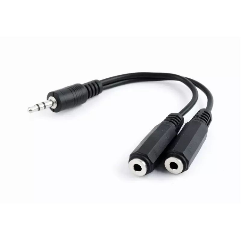 KÁBLOVÝ AUDIO ROZBOČOVAČ 3,5MM/10CM WHT CCA-415-0.1M GEMBIRD
