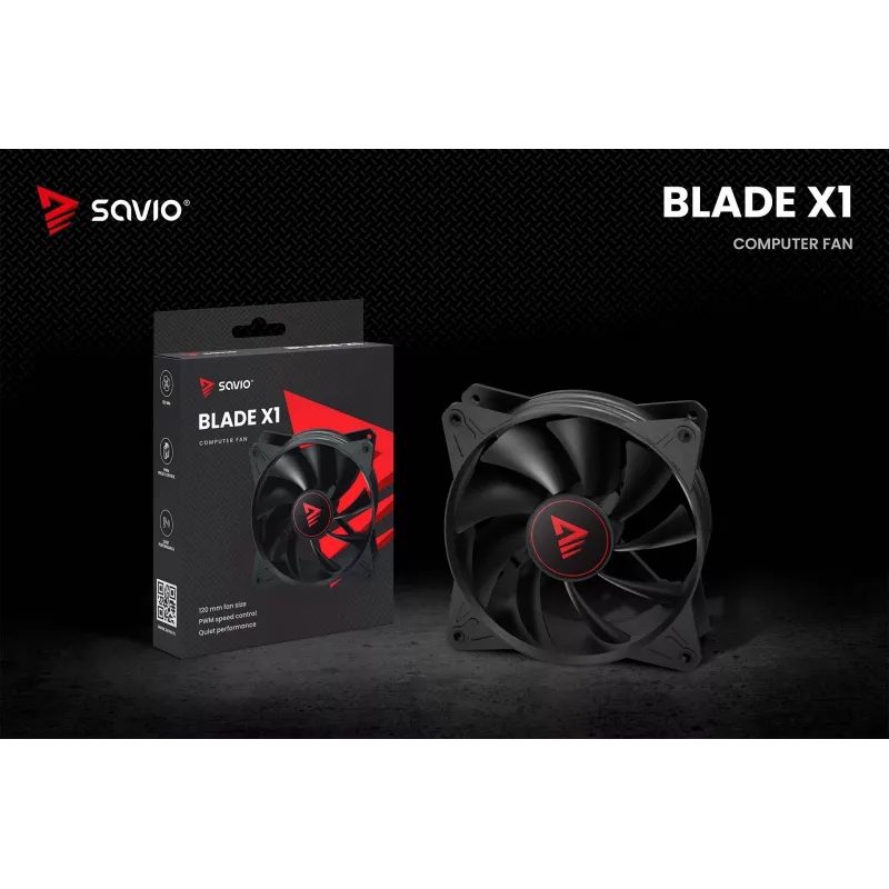 SAVIO SAVGBLADE 120mm PWM ventilátor skrine