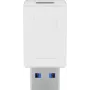 Microconnect USB3.0ACFW káblový adaptér USB A USB C biely