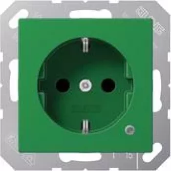 Jung SCHUKO-Zásuvka 16 A 250V s ochranou proti dotyku A 1520 BF KO GN (A1520BFKOGN)