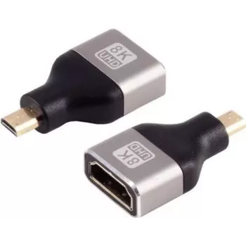 HDMI-D adaptér ShiverPeaks 10-01058 — kovový konektor, podporuje až 8K