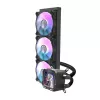 Darkflash CPU vodné chladenie DV360S 360-mm radiátor, RGB osvetlenie, čierne