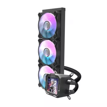 Darkflash CPU vodné chladenie DV360S 360-mm radiátor, RGB osvetlenie, čierne