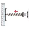 Fischer FID-Z 563537 skrutka na izolant, šošovkovitá hlava, Torx, 50 ks