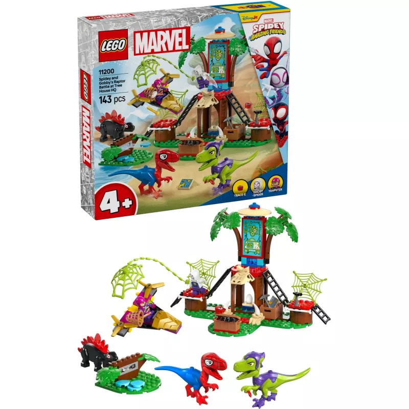 LEGO MARVEL 11200 Spidey a Gobbyho bitka v stromovom dome - základni