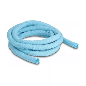 DeLOCK pletená hadica samozatváracia teplovzdorná 2 m x 10 mm modrá