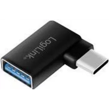 Logilink - USB adaptér - USB-C (M) zahnutý na USB (W) - USB 3.2 Gen 1 - 5 V - 3 A - čierny (AU0055)
