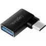 Logilink - USB adaptér - USB-C (M) zahnutý na USB (W) - USB 3.2 Gen 1 - 5 V - 3 A - čierny (AU0055)