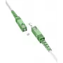 Goobay 59593 optický kábel 0,5 m SC/APC FTTH OS2 biely (59593)