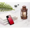 Puzdro na smartfón iKins pre iPhone 11 — Pink Lake s čiernymi akcentmi