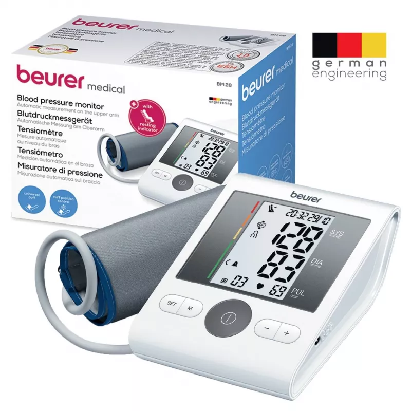 Tlakomer Beurer BM28 automatické meranie s LC displejom