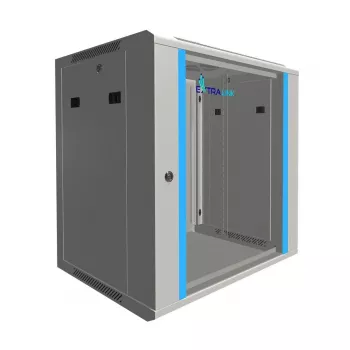Extralink rack nástenná skriňa 12U 600x450 sivá nástenná