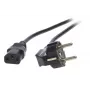 EFB-Elektronik napájací kábel ochranný kontaktný konektor 90°- C13 180° čierny 5,0 m, 3 x 1,00 mm² Výrobca: EFB Elektronik (EK504.5V2)