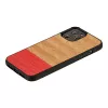 Ochranné puzdro man and wood pre iPhone 12 Pro Max — Herringbone Azalea čierna