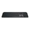 Logitech MX Keys S 920-011589 bezdrôtová klávesnica v plnej veľkosti, Bluetooth LE / Logi Bolt, podsvietená, nabíjateľná cez USB-C, QWERTY US International, s opierkou dlaní, grafitová