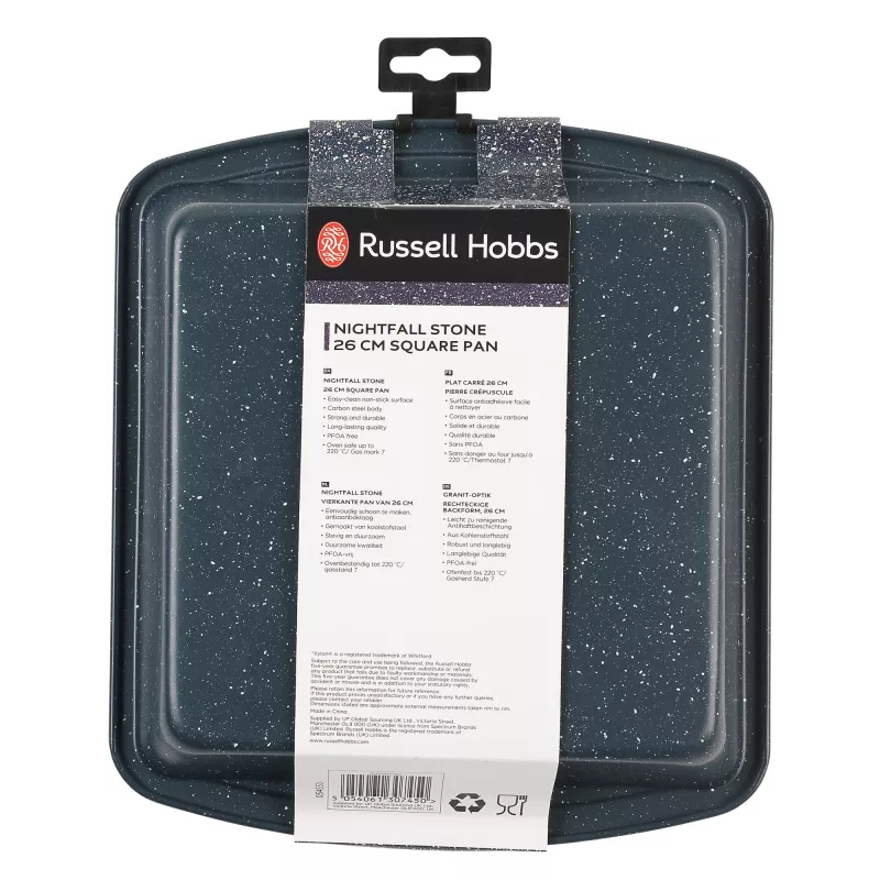 Štvorcová panvica Russell Hobbs RH00997EU73 26 cm Stone nepriľnavý povrch