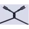 AUKEY CB-SCC241 USB-C Power Delivery PD 240W 5A 20V 1m nylon čierny - D