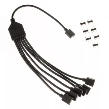 ARGB 1-na-6 rozbočovací kábel 30 cm od Kolink PGW-AC-KOL-081