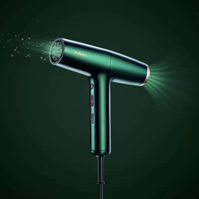 BaByliss Air Power Pro fén na vlasy 1700 W zlatá, zelená