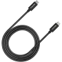 CANYON UC-44, kábel, U4-CC-5A1M-E, USB4 Type-C na Type-C kábel 40G 1 m 5A 240W (ERP) s E-MARK, CE, ROHS, čierny