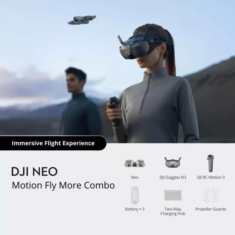 Kvadrokoptéra DJI Neo Motion Combo 4 rotory 12 MP 3840 x 2880 pixelov