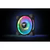 Ventilátor radiátora Thermaltake Riing Duo 12 RGB TT Premium Edition CL-F073-PL12SW-A, 120 mm, 3 ks s ovládačom, čierny