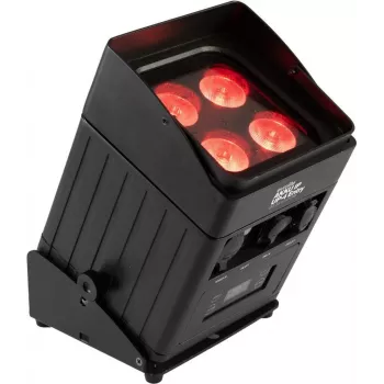 LED batériový reflektor EUROLITE AKKU IP UP-4 Entry QCL QuickDMX