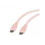 ROLINE USB 2.0 kábel C-C ST/ST silikón 60W 1m ružový - kábel - digitálny/dáta (11.02.9122)