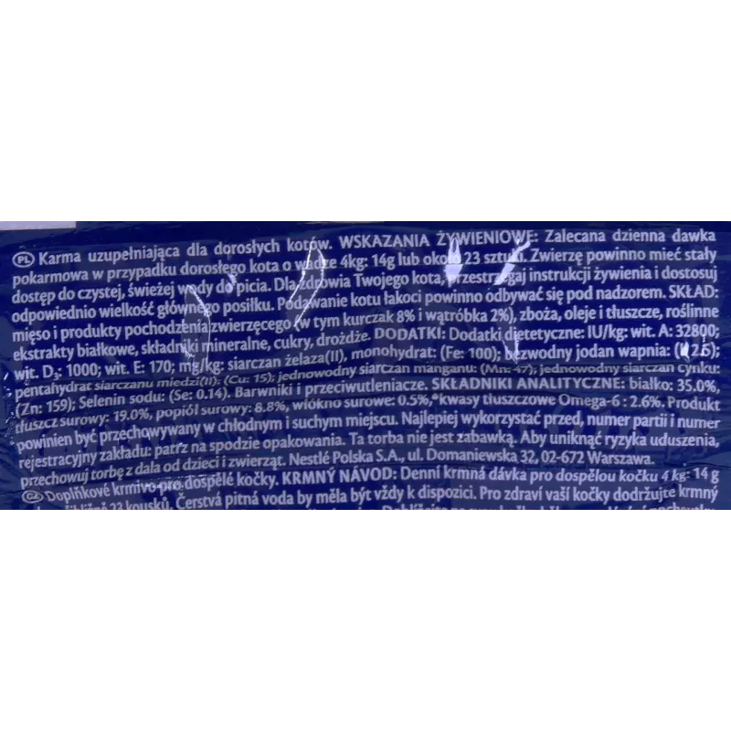 Felix Play Tubes Maškrty pre mačky, Kuracie a pečeň, 50 g