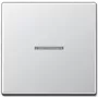 JUNG A 590 KO5 AL - tlačidlá - hliník - duroplast - IP44 - 55 mm