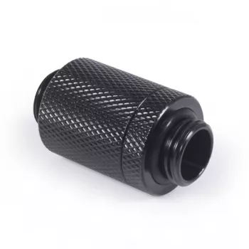 Alphacool ES D-Plug 25,5 mm G1/4 AG na G1/4 AG - Deep čierna (17580)