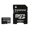 Flash pamäť Transcend 4GB MicroSDHC Class 10 s adaptérom