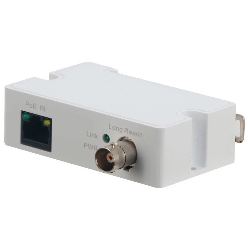 Dahua Technology LR1002-1EC-V3 sieťový prijímač (Ethernet cez koaxiálny kábel), 10/100 Mbit/s, sivý