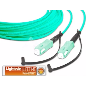 Lightwin High Quality simplexný LWL patch kábel, MM OM3, SC - SC LWL patch kábel (LSP-50 SC-SC 10.0 OM3)