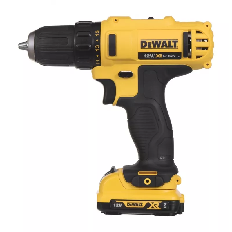 DeWALT DCD bezuhlíkový 10,8V akumulátorový vŕtací skrutkovač Li-Ion, Euro konektor