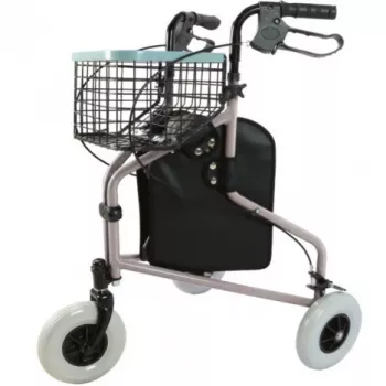 Trojkolkový rollator REHA FUND Barcelna RF-611, modrý