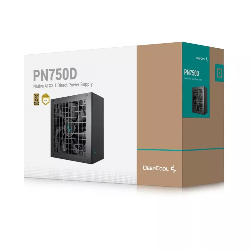DeepCool PN750D napájací zdroj 750 W 20+4 Pin ATX ATX čierny