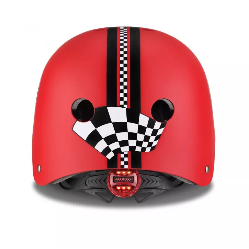 Ochranná prilba GLOBBER Elite Lights XS/S 48–53 cm červená