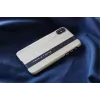 Puzdro na smartphone man and wood pre iPhone X/XS – čierna koža