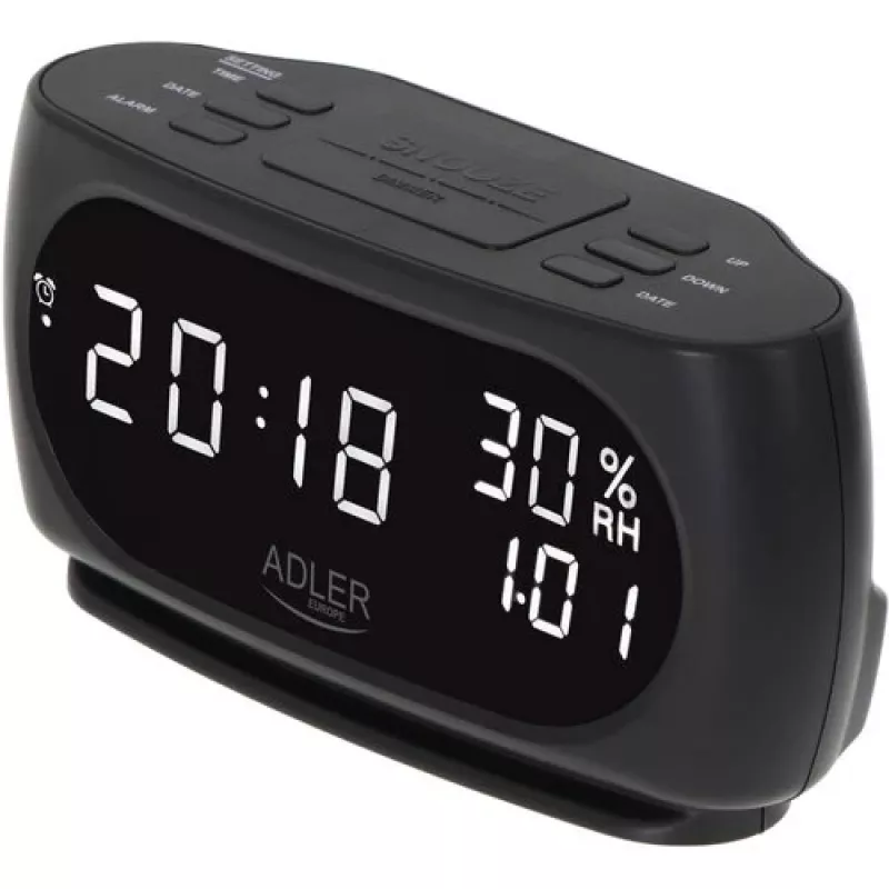 Adler AD 1186 budík digitálny budík čierny