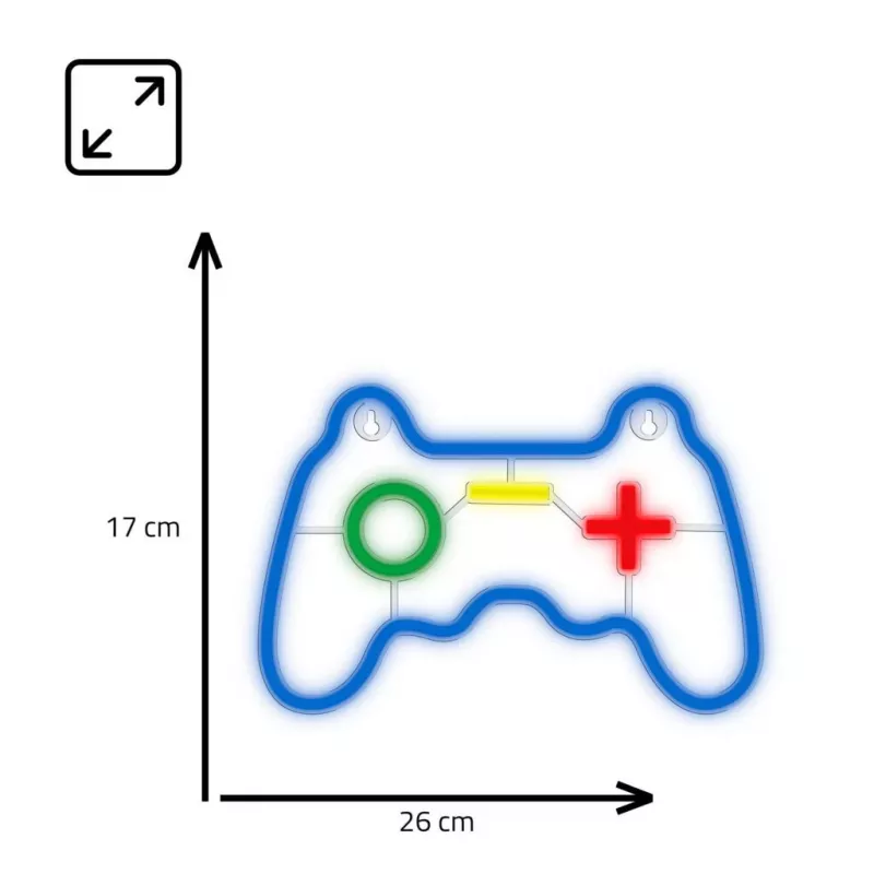 Drôtový USB gamepad MANTA SNL55MT s neónovými svetlami