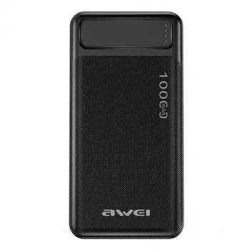 Prenosná powerbanka P5K 10000mAh s 2xUSB 2.1A - čierna
