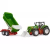 Bruder Roadmax traktor s čelným nakladačom a sklápacím prívesom