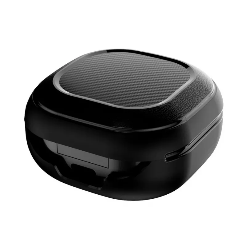 Tech-Protect Rough Carbon kryt na nabíjacie puzdro Samsung Galaxy Buds 2 Pro/2/Live/Pro, čierny